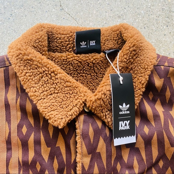 adidas Ivy Park Denim Monogram Jacket - Picture 2 of 7